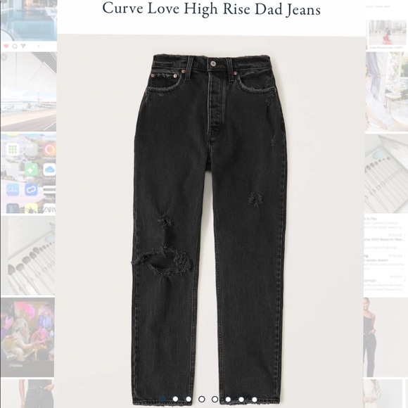 Brand new tags on Abercrombie Dad Jeans - Picture 3 of 9